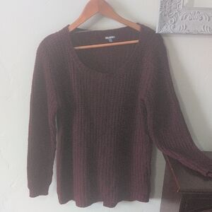 Women's Burgundy Sweater